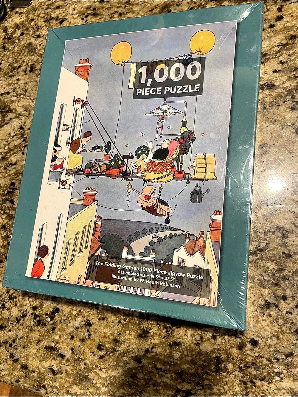 Jigsaw Central The Folding Garden 1000 Piece Jigsaw Puzzle 1000-Piece Puzzle NEW